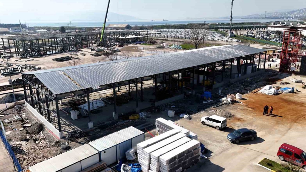 Kocaeli’de itfaiye depo binasının yüzde 80’i tamamlandı
