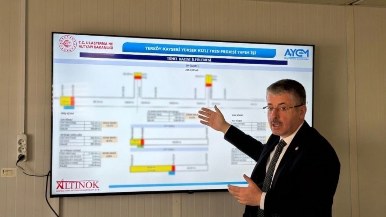 Çopuroğlu’ndan hızlı tren şantiyesine ziyaret
