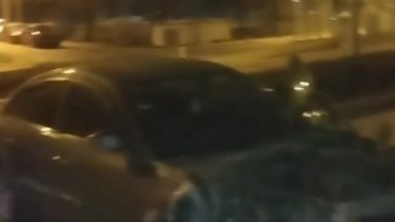 Kontrolden çıkan otomobil ağaca çarparak durabildi
