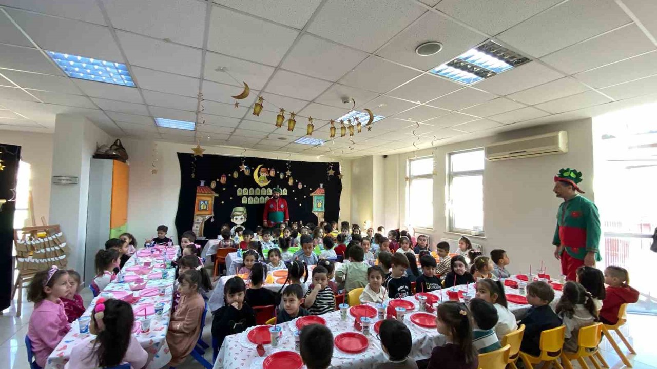 Pursaklar’da miniklerin tekne orucu heyecanı
