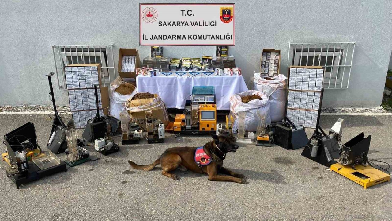 Sakarya’da kaçak tütün operasyonu
