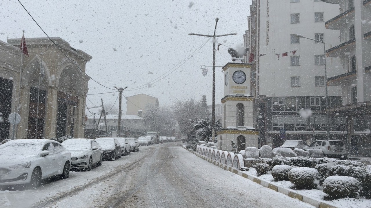 Mazıdağı’nda mart ayında kar yağışı etkili oldu

