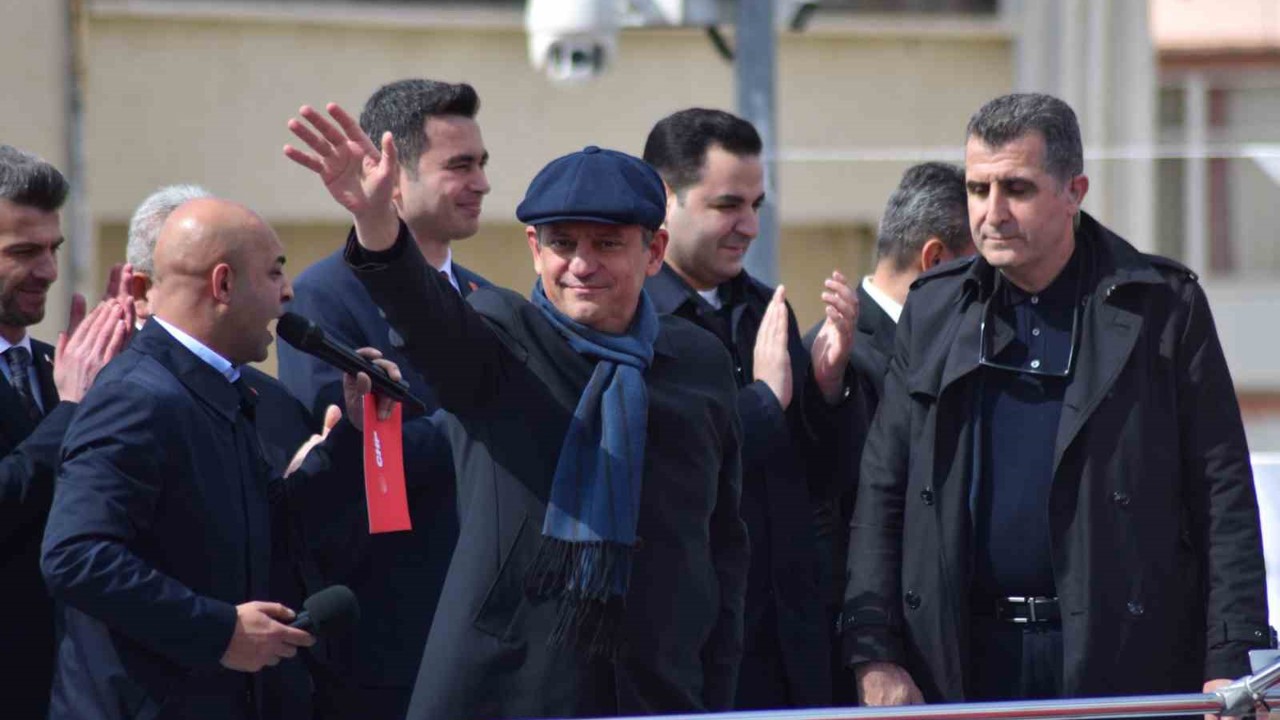 CHP Genel Başkanı Özel: "Karaman’da da Türkiye’de de mutlaka birinci parti olacağız"
