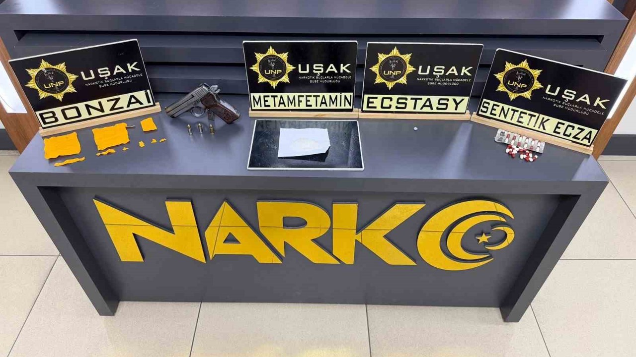 Uşak’ta uyuşturucu operasyonu: 3 tutuklama
