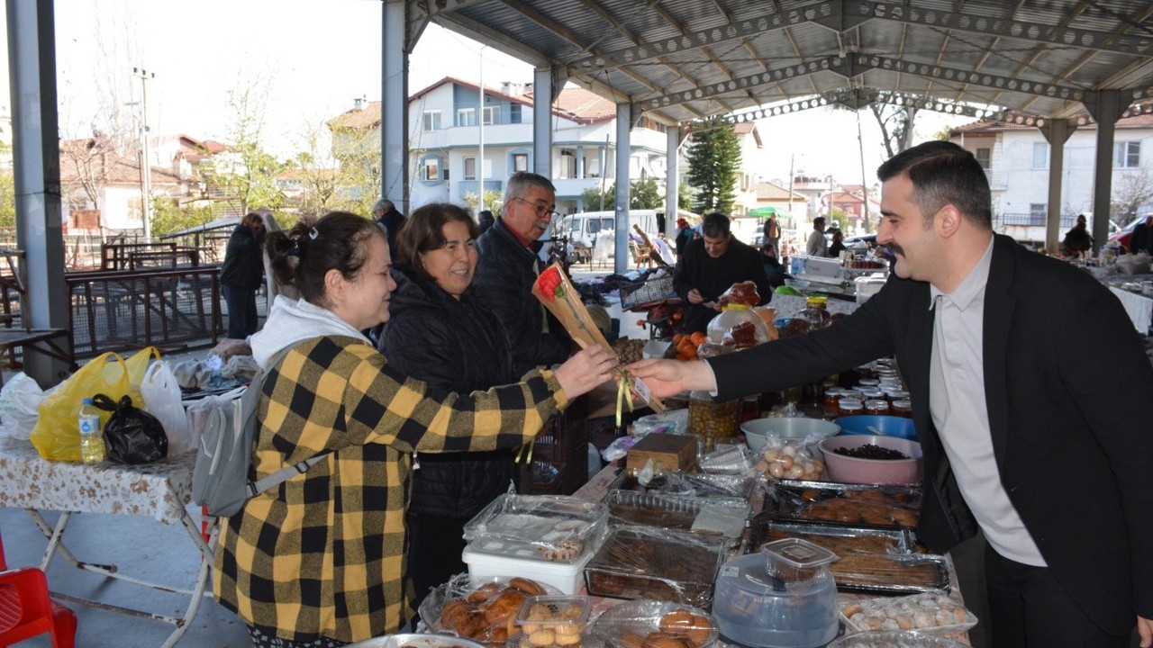 Köyceğiz Kaymakamı Kumcu, üretici kadınların gününü kutladı
