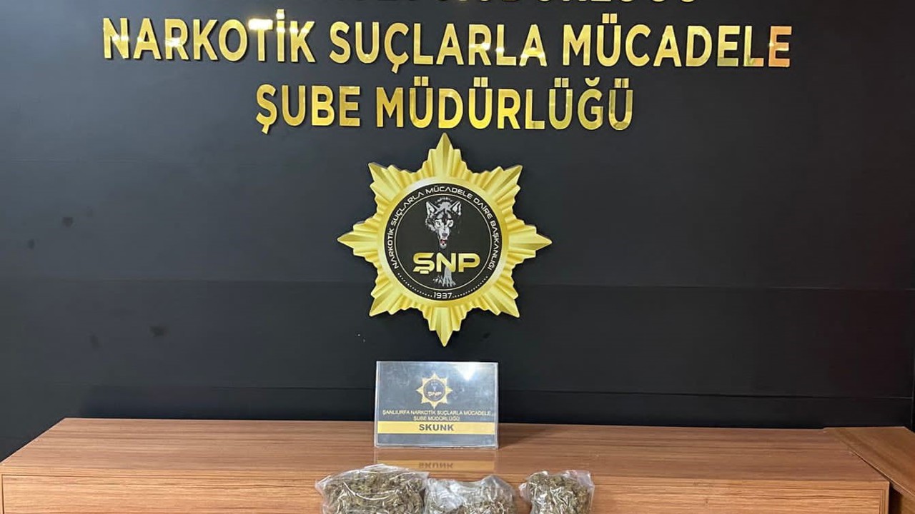 Şanlıurfa’da uyuşturucu operasyonu:2 gözaltı
