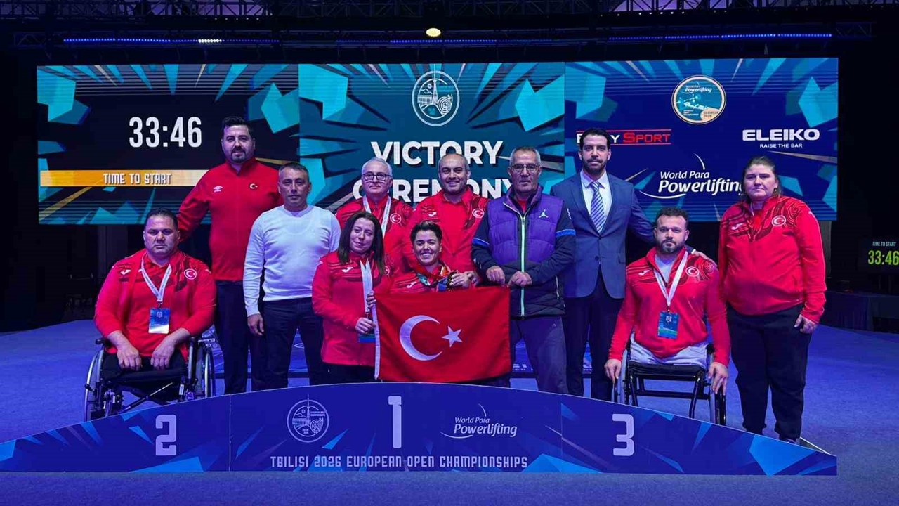 Avrupa Para Powerlifting Şampiyonası’nda milliler 15 madalyaya ulaştı
