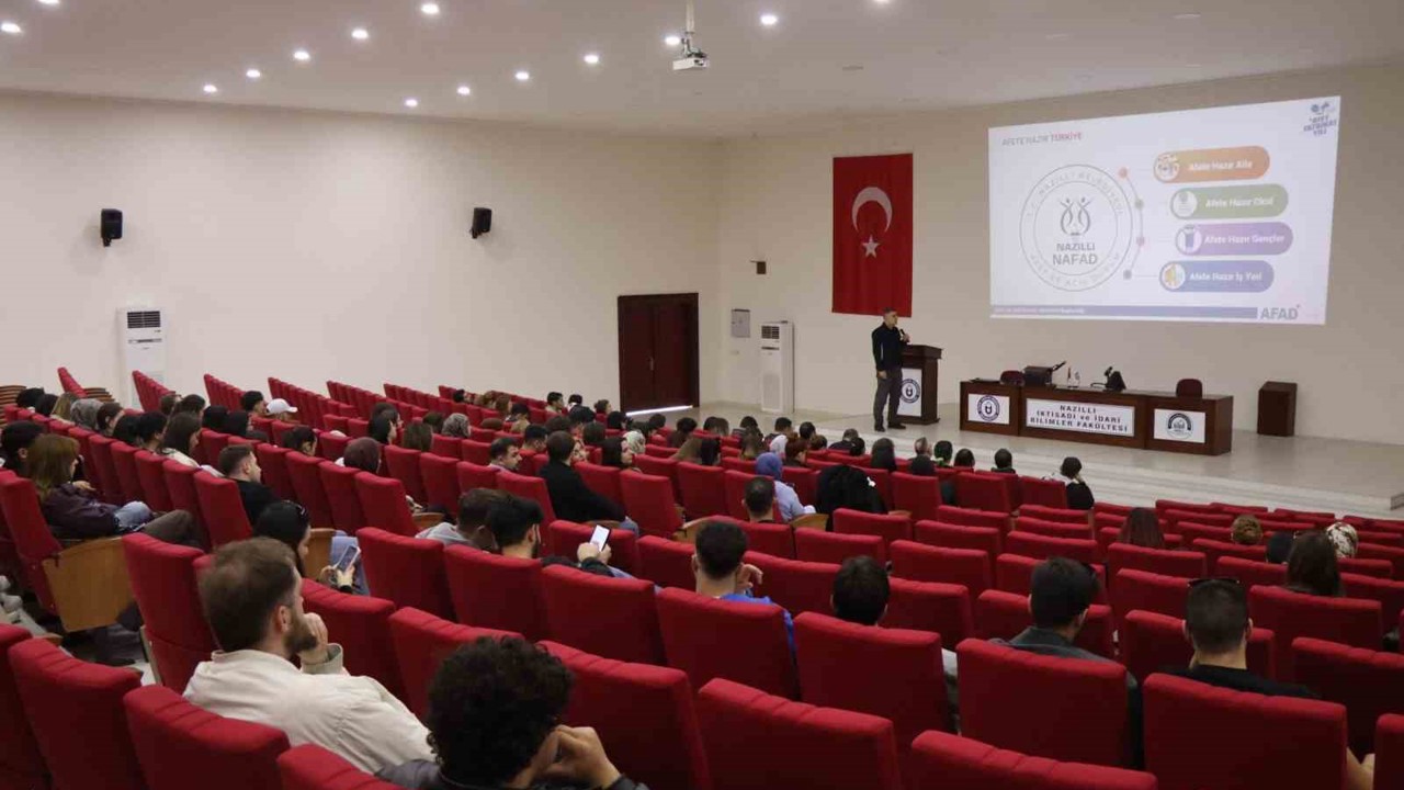 NAFAD ekiplerinden öğrencilere eğitim
