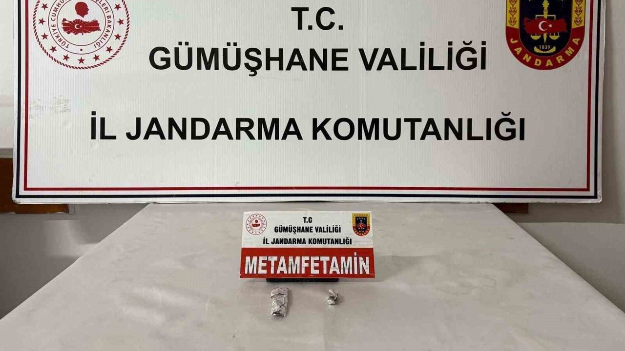 Gümüşhane’de uyuşturucu operasyonlarında iki şüpheli yakalandı

