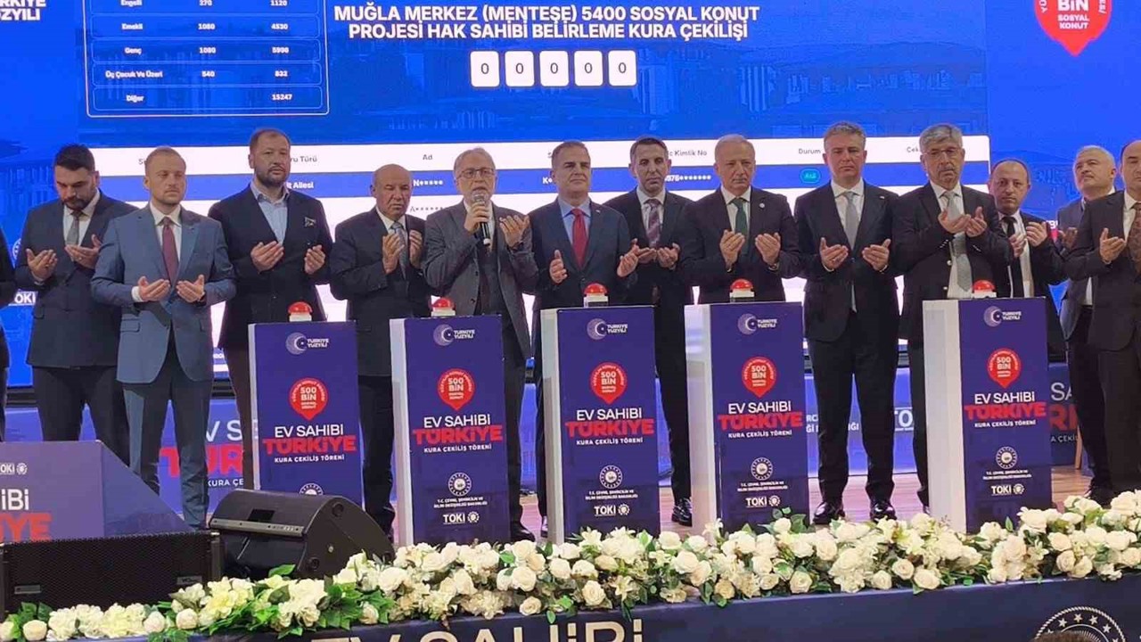 Muğla’da 6 bin 417 konutun hak sahipleri belirlendi
