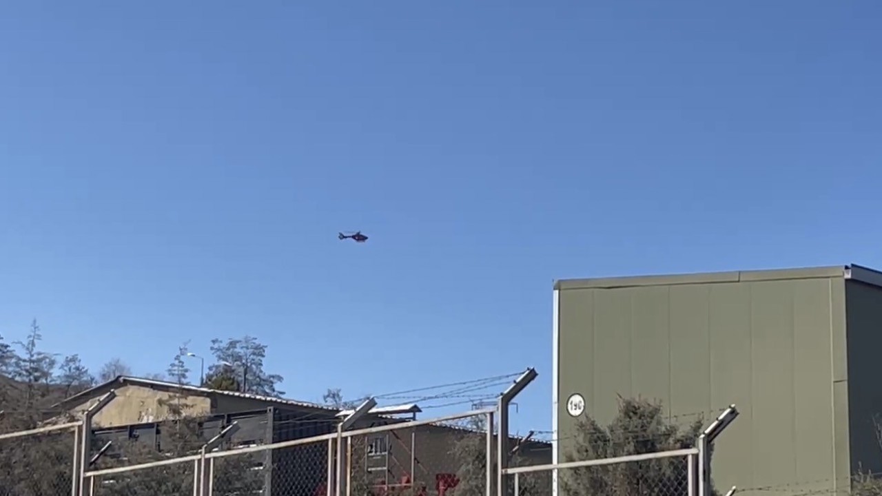 Çankırı’da ambulans helikopter aorta riptürü tespit edilen hasta için havalandı
