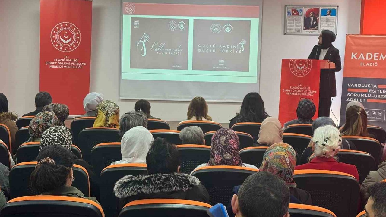 Elazığ’da kadının güçlendirilmesine yönelik eğitim
