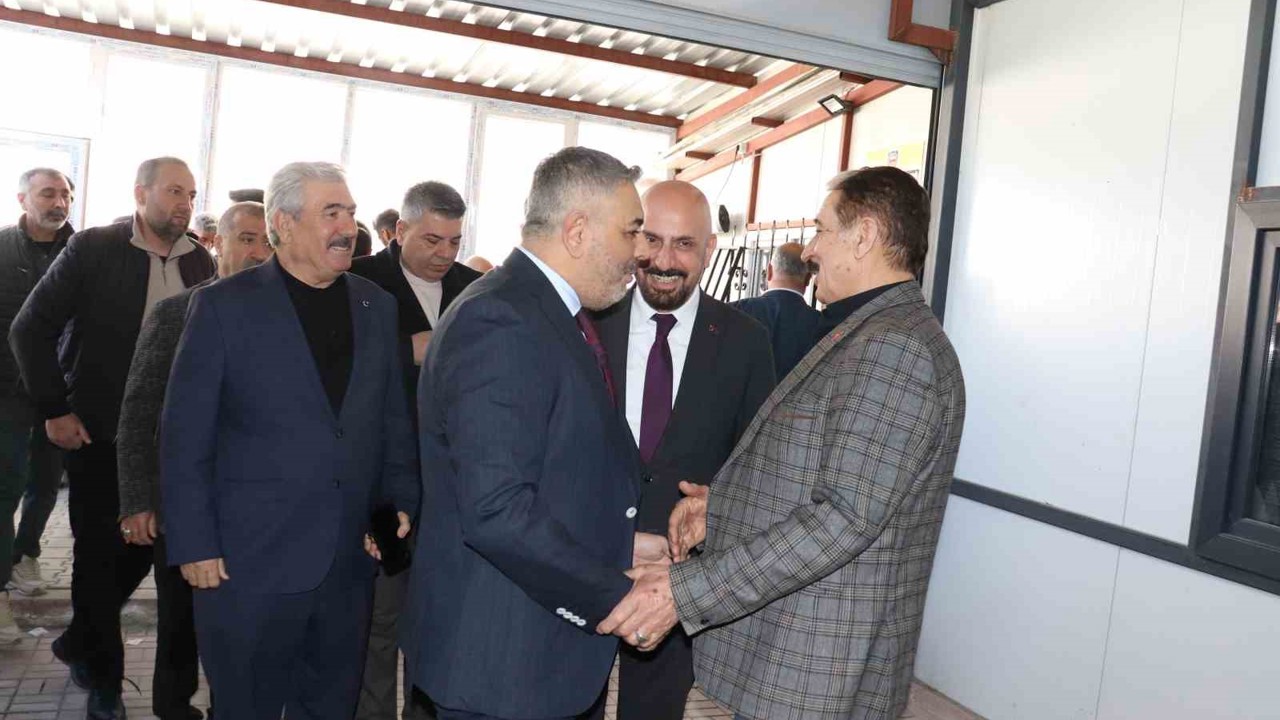 Malatya TSO’dan Şevket Keskin’e tebrik ziyareti
