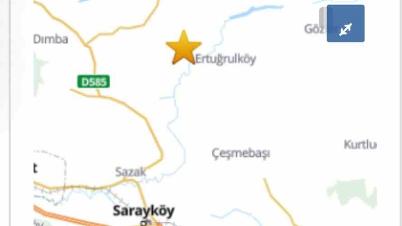 Denizli’de 4.1 büyüklüğündeki artçı deprem korkuttu
