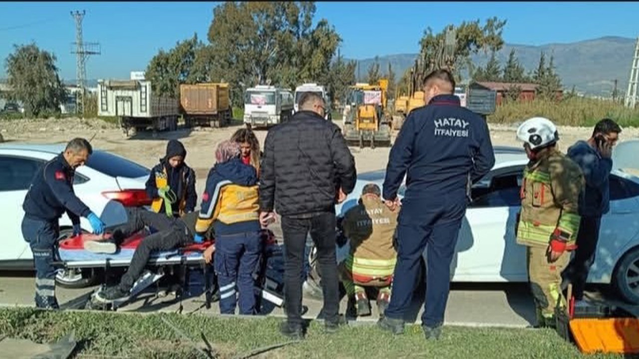 Antakya’da trafik kazası: 1 yaralı
