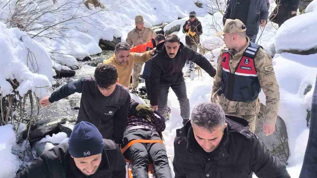 Kayıp vatandaş donmak üzereyken Hasköy dağlarında bulundu
