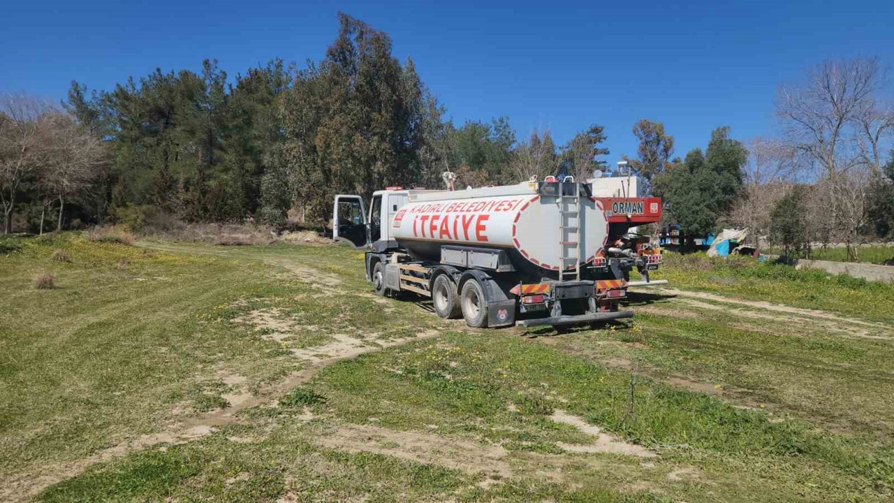 Osmaniye’de çıkan orman yangını büyümeden söndürüldü
