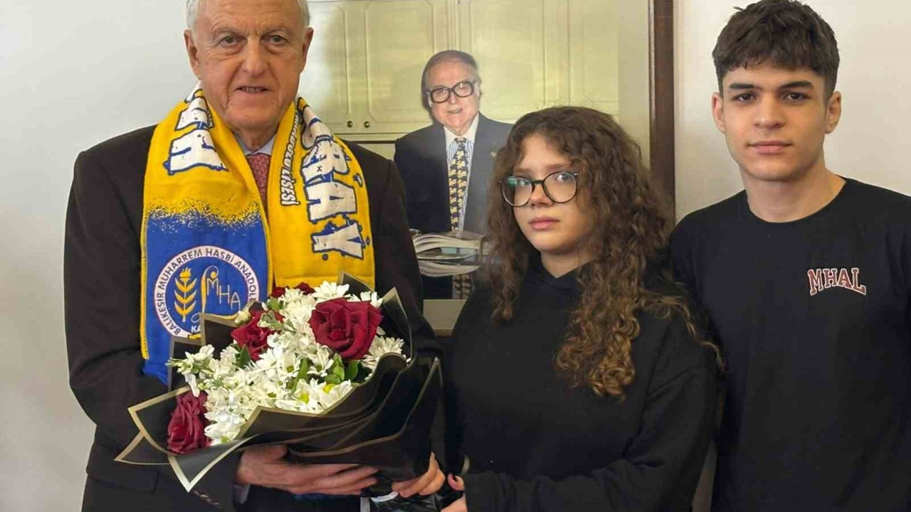 Muharrem Hasbi Anadolu Lisesinden Yırcalı’ya teşekkür
