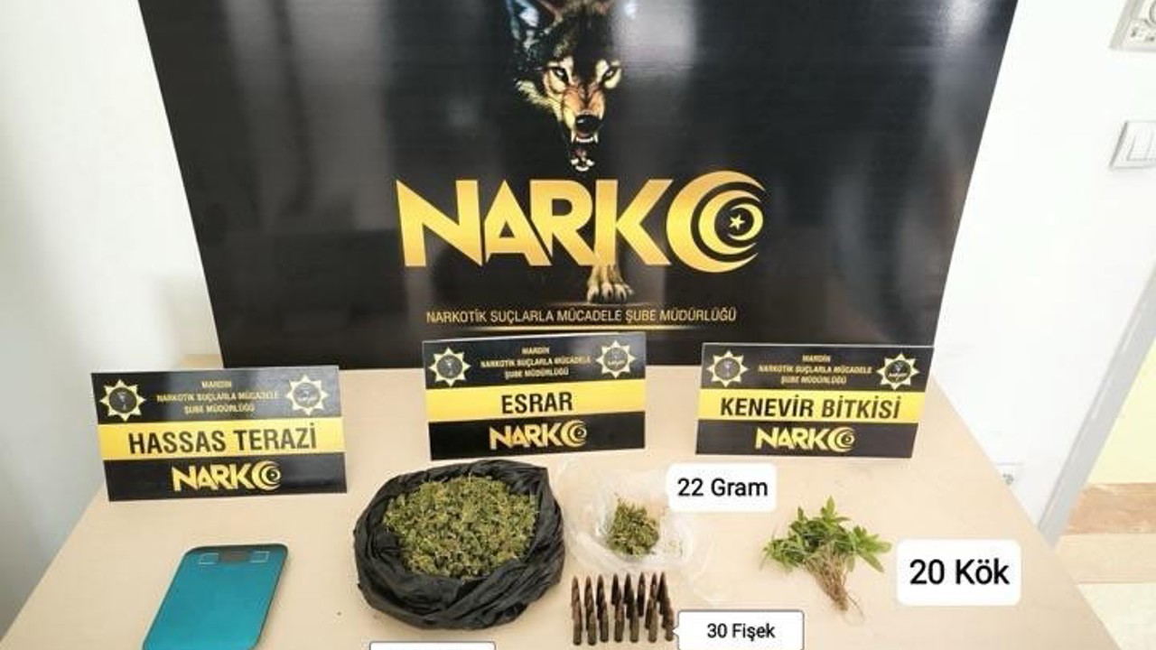 Mardin’de uyuşturucu operasyonu: 2 gözaltı

