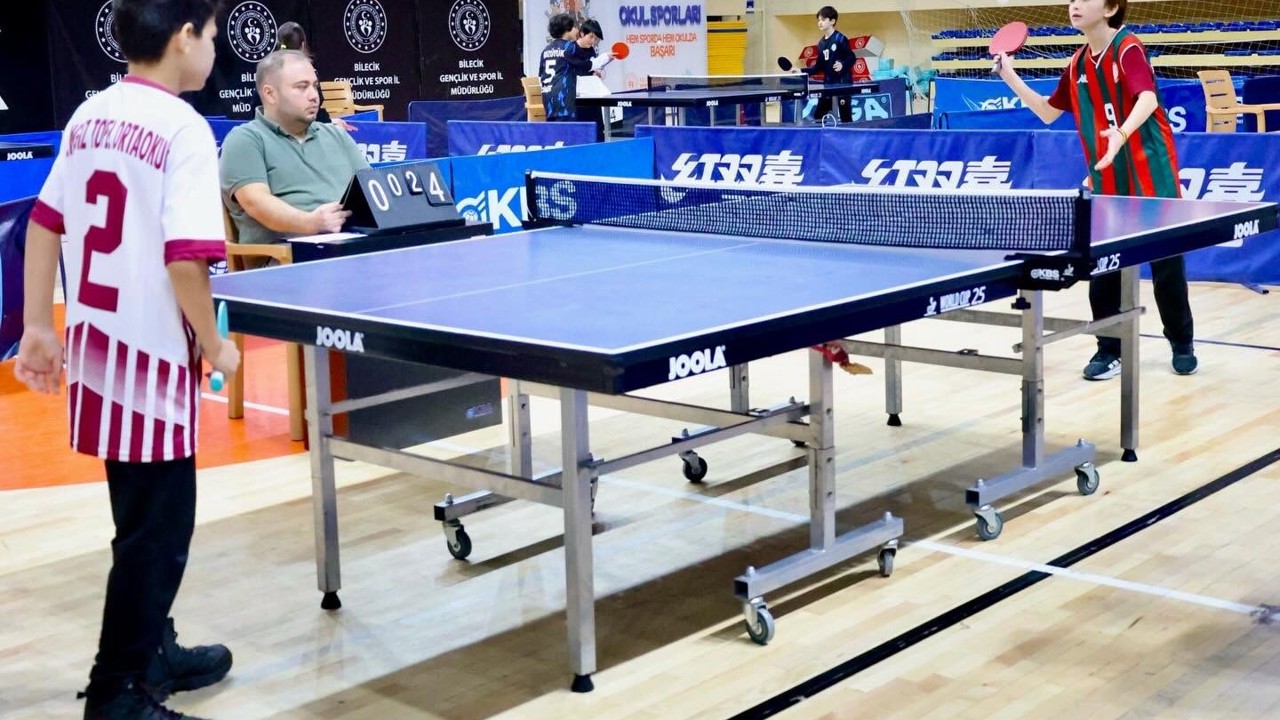 Bilecik’te Masa Tenisi Küçükler İl Birinciliği müsabakaları tamamlandı
