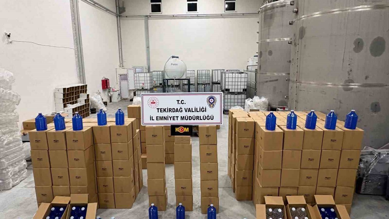 17 ton 815 litre etil alkol ele geçirildi
