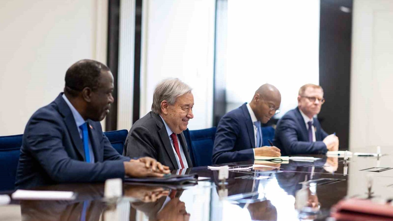 Dışişleri Bakanı Hakan Fidan, Birleşmiş Milletler Genel Sekreteri Antonio Guterres ile Ankara’da bir araya geldi.
