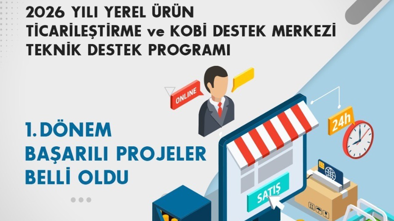 Teknik destek programının 1. dönem başarılı orojeleri açıklandı
