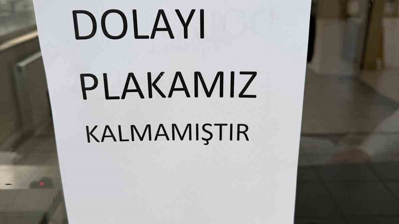 APP plaka yoğunluğundan plakalar tükendi
