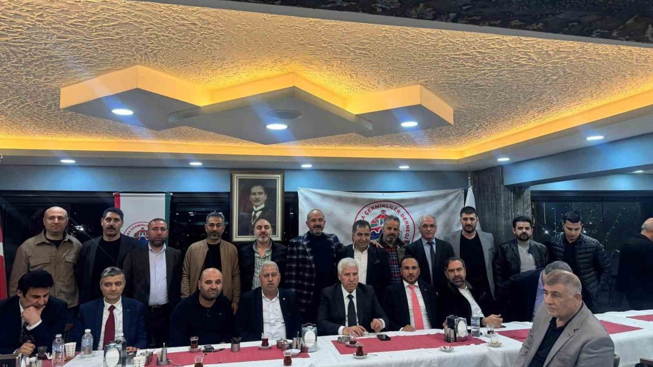 Ankara’da yaşayan Çermikliler iftar yemeğinde buluştu
