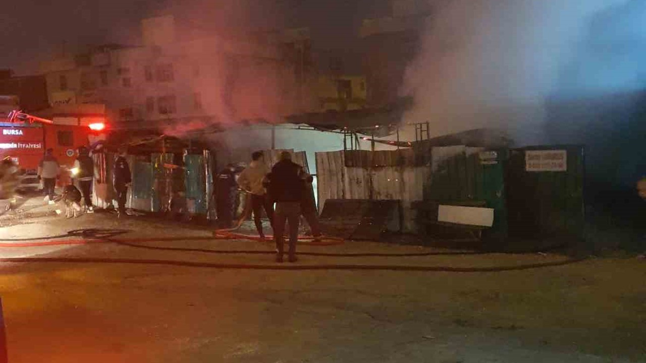 Çiftlik, alevlere teslim oldu
