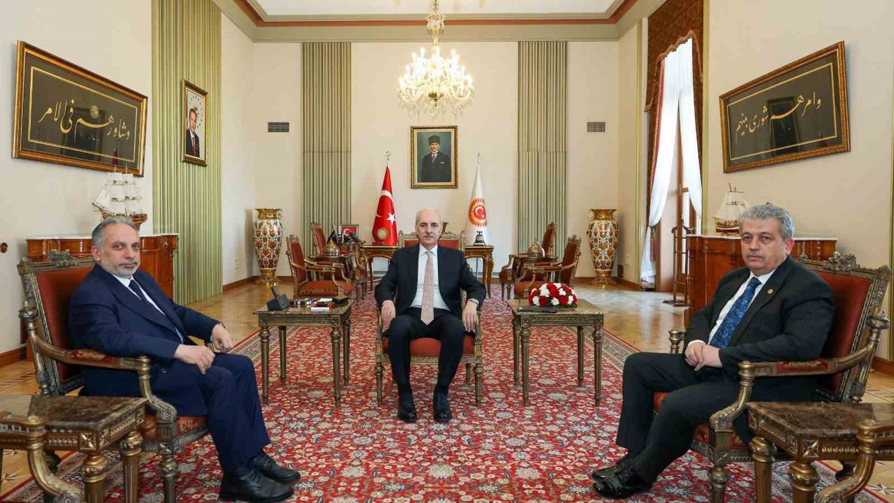 Başkan Yalçın’dan Meclis Başkanı Kurtulmuş’a anlamlı ziyaret
