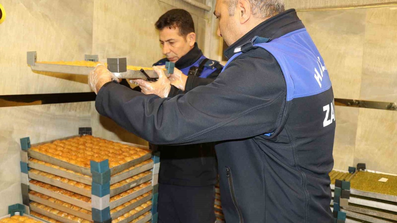 Bayram öncesi tatlı denetimi
