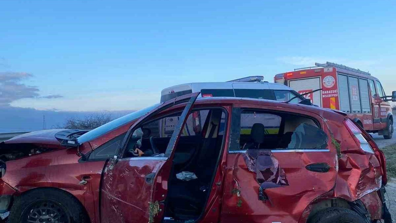 Babaeski’de trafik kazası: 1 yaralı
