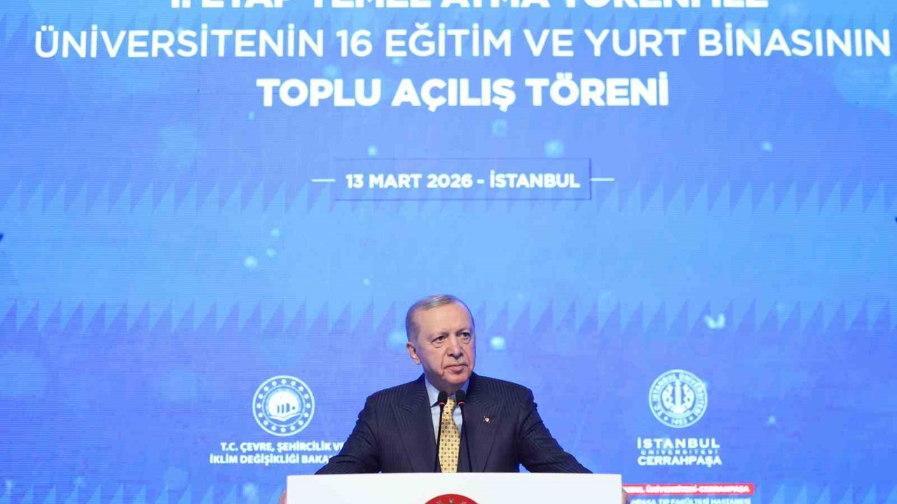 Cumhurbaşkanı Erdoğan: "Atatürk’ün adını güya dillerinden düşürmeyenler, Gazi Mustafa Kemal’in mirasına da sahip çıkmadı"
