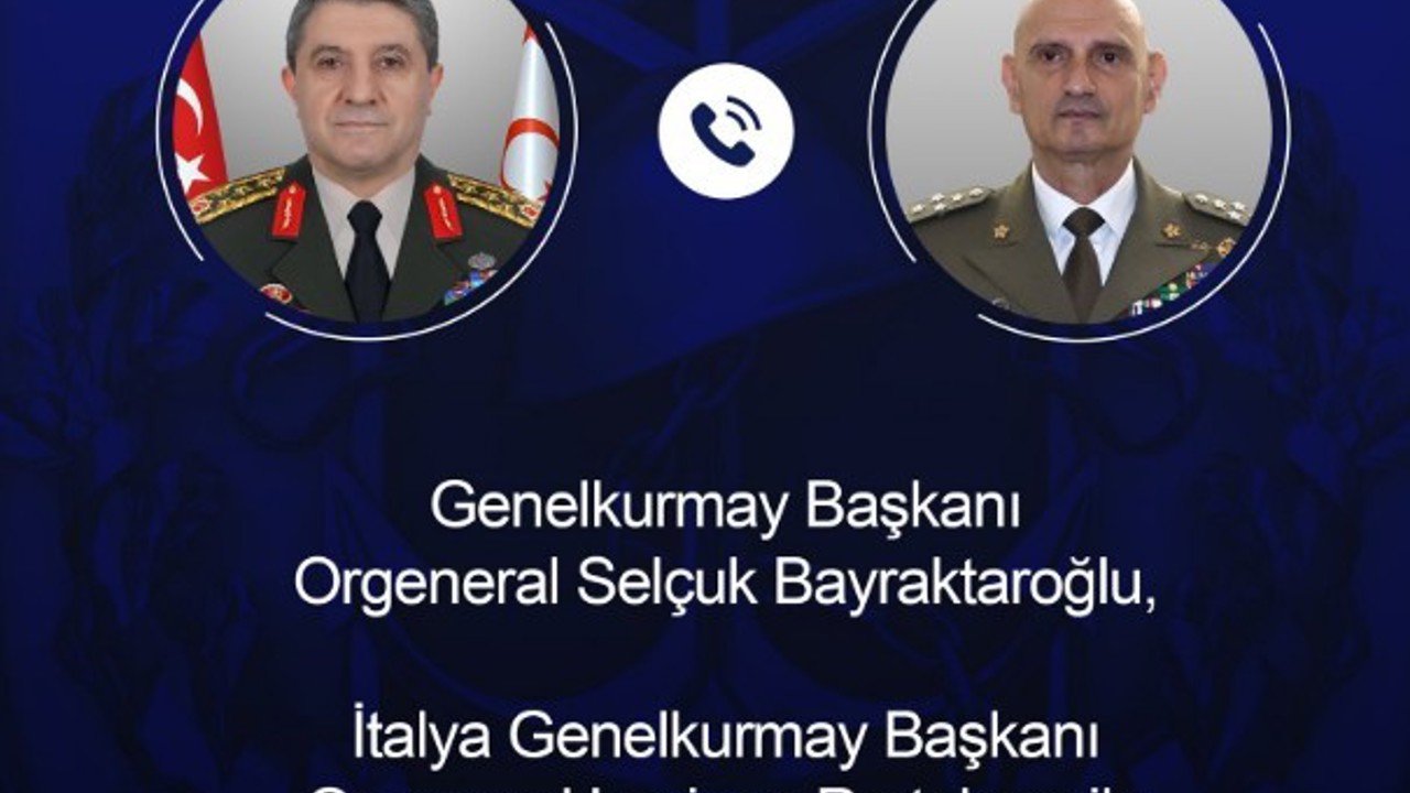Genelkurmay Başkanı Bayraktaroğlu, İtalyan mevkidaşı ile görüştü
