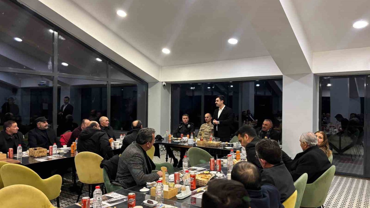 Kaymakam Tutal, muhtarlarla iftar programında buluştu
