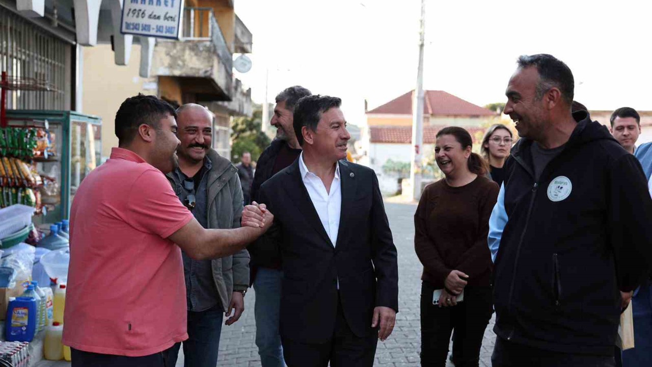 Başkan Aras Bafa’da halkla buluştu
