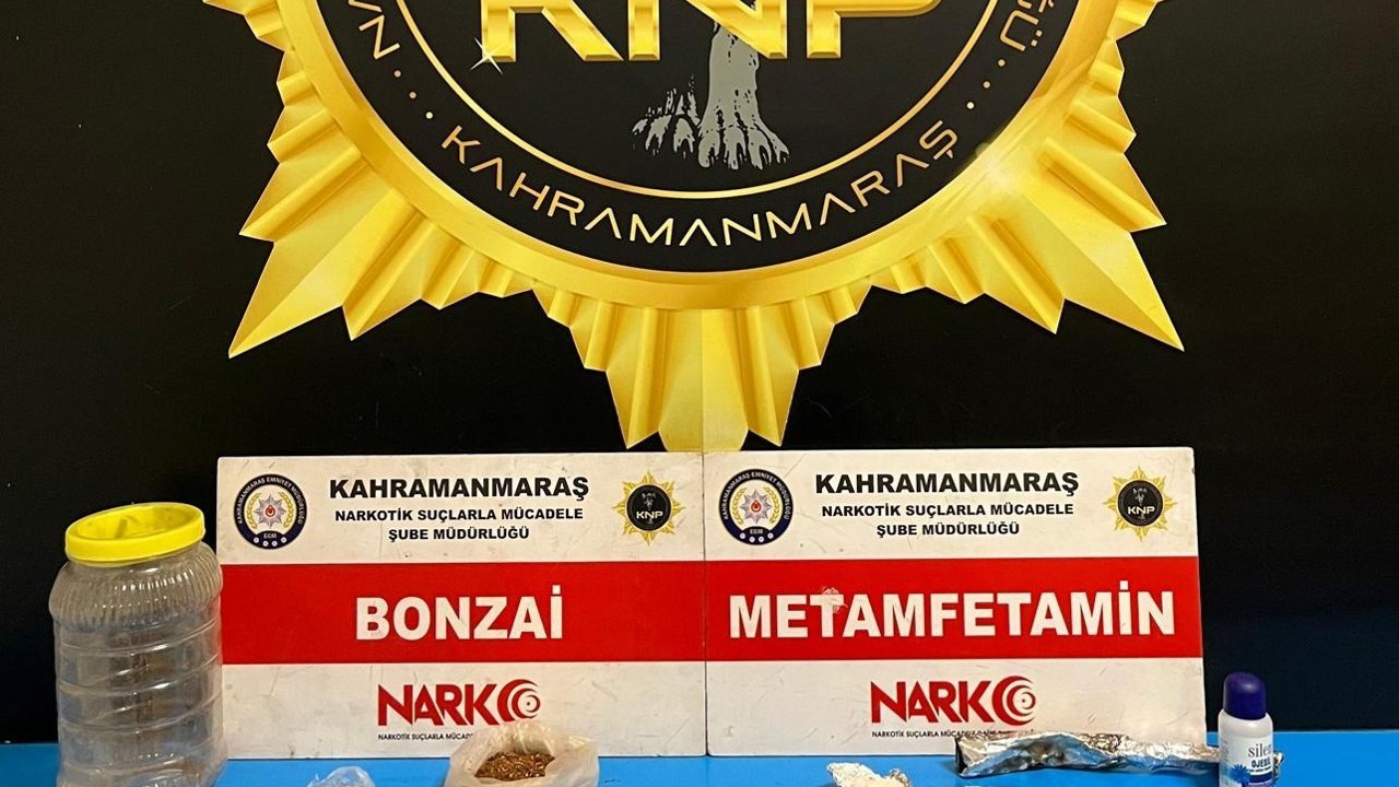 Kahramanmaraş’ta uyuşturucu operasyonu: 1 tutuklama
