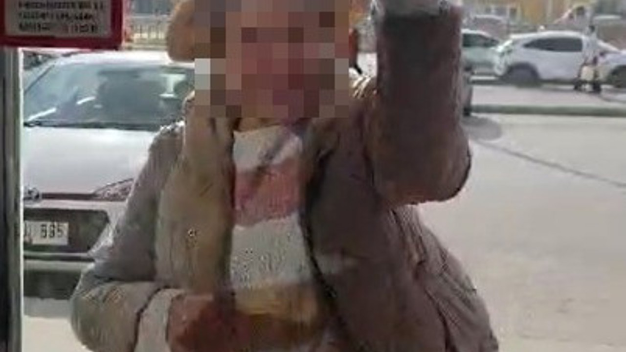 Fark ücreti vermek istemeyen kadın eczaneye taşla saldırdı, kapıları tekmeledi
