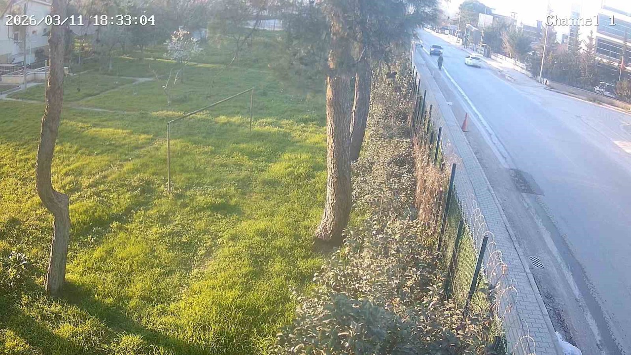 Cinayet gibi kaza güvenlik kamerasında
