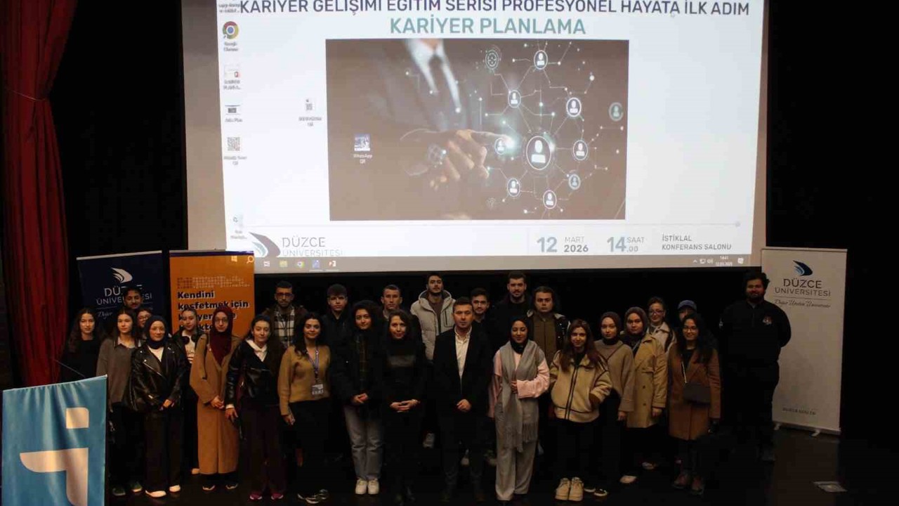 Kariyer planlama eğitimi gerçekleştirildi
