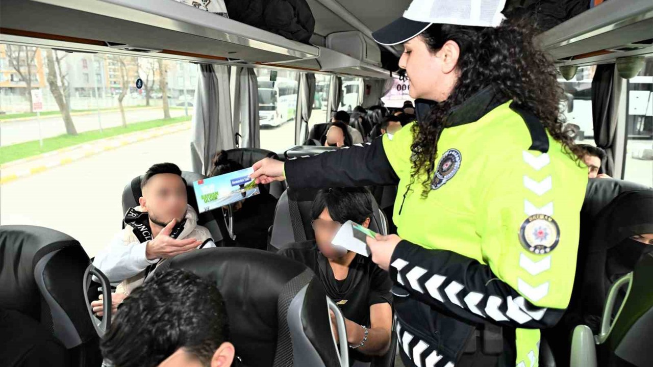 Batman’da bayram öncesi trafik bilgilendirme faaliyeti
