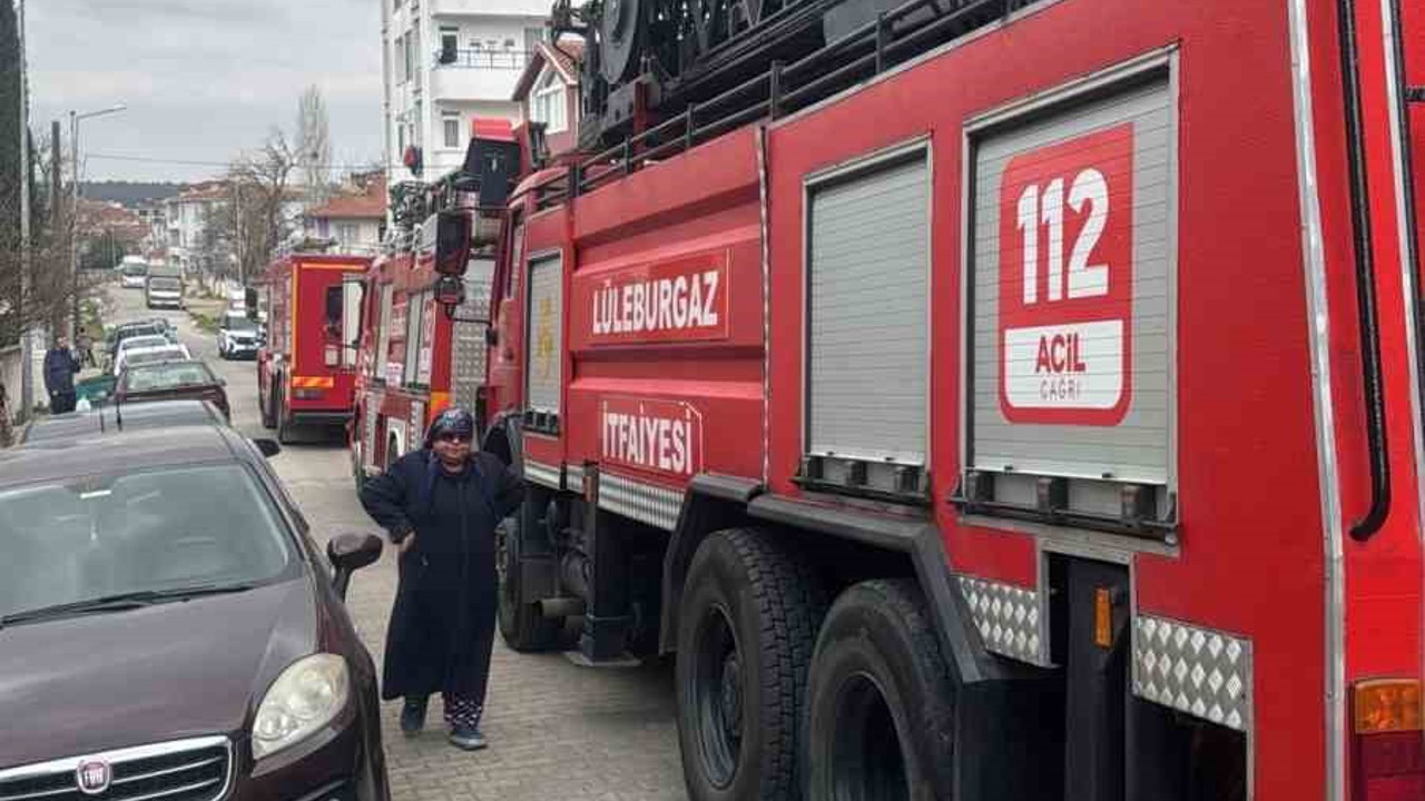 Kurutma makinesinden çıkan duman paniğe neden oldu
