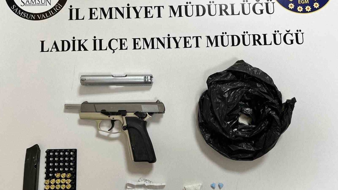 Ladik’te uyuşturucu operasyonu
