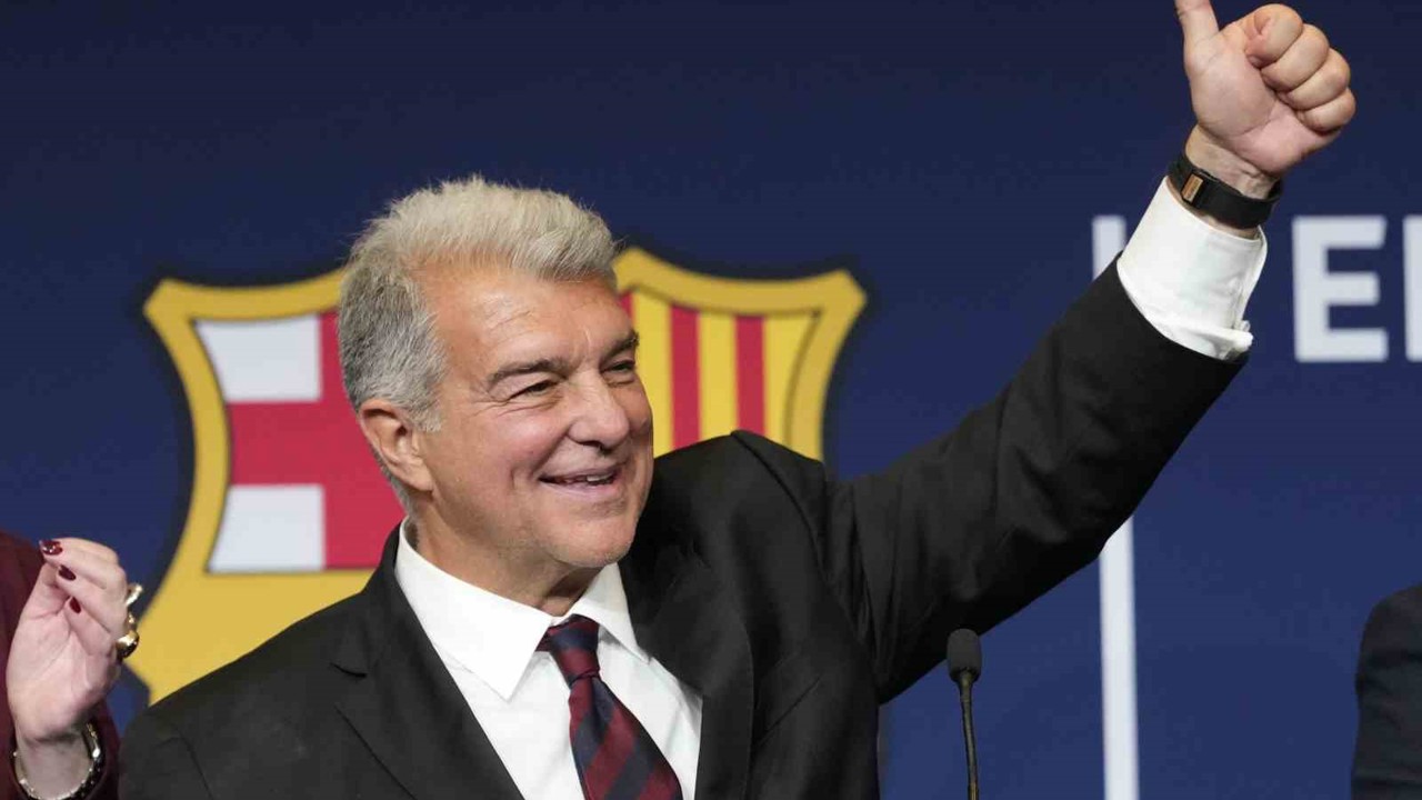 Barcelona’da Joan Laporta, yeniden başkan seçildi
