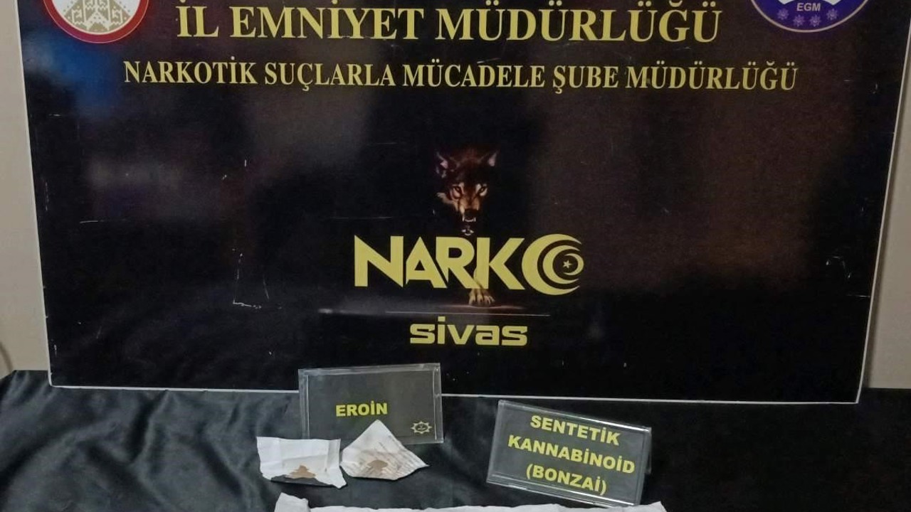 Sivas’ta narkotik operasyonu: 3 kişi tutuklandı
