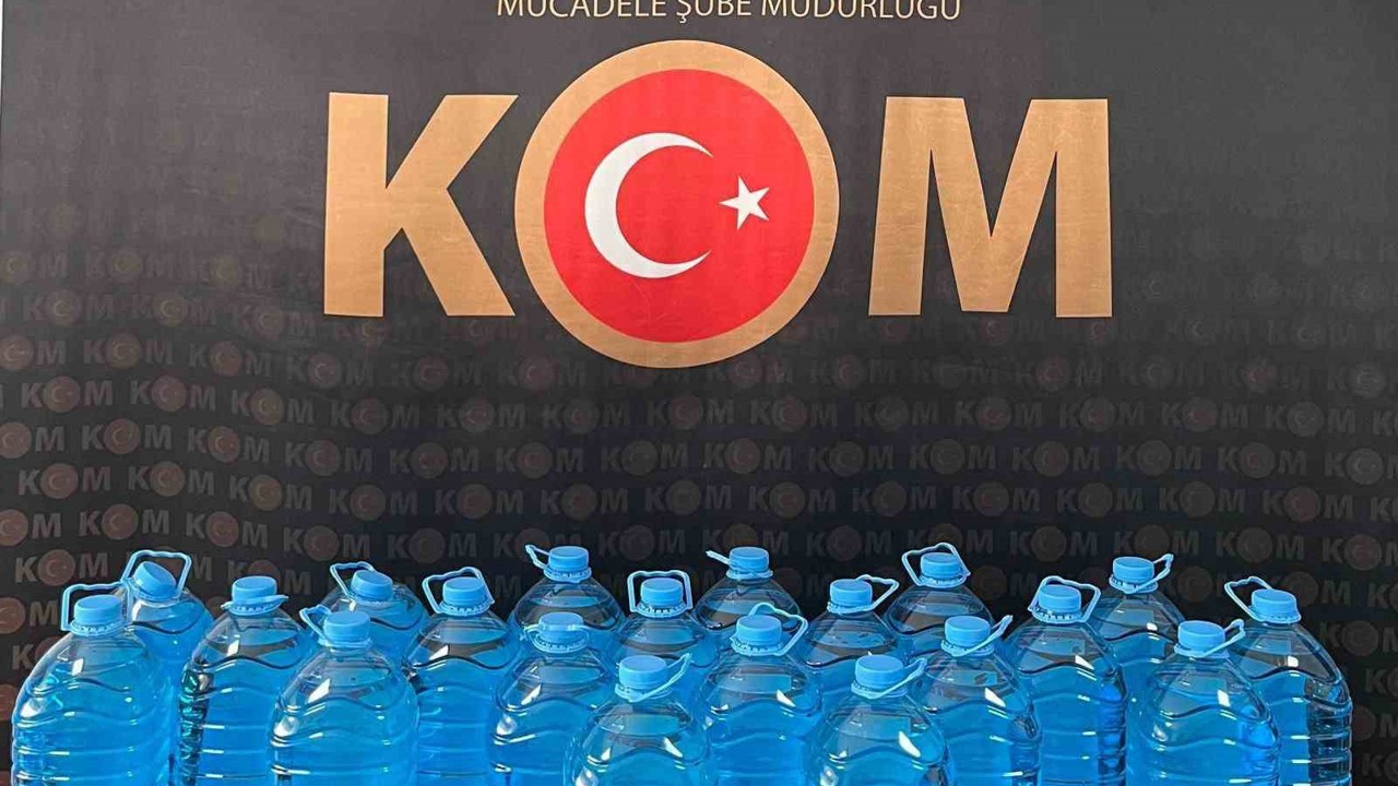 Yozgat’ta 160 litre etil alkol ele geçirildi
