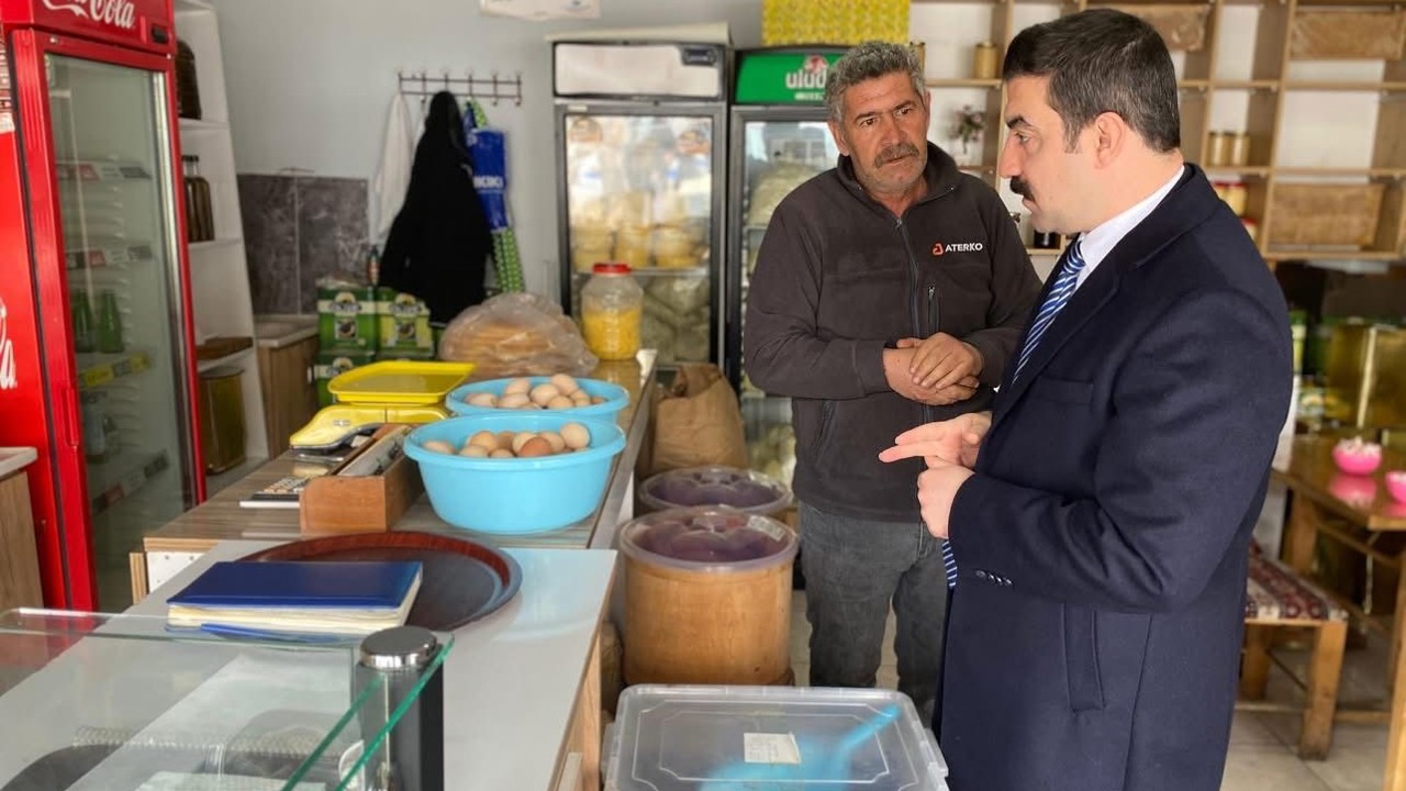 Kaymakam Akköz’den Arpaçay’da esnaf ziyareti
