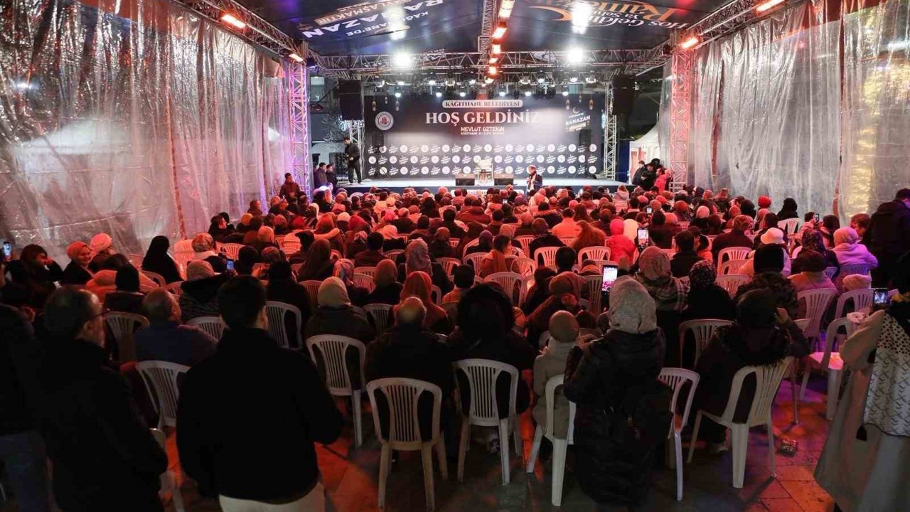 Kağıthane’de hafta sonu Ramazan etkinliklerine yoğun ilgi
