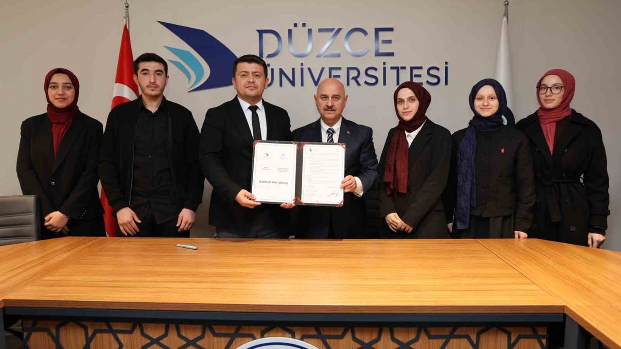 Düzce Üniversitesi TÜGVA ile iş birliği protokolü imzaladı
